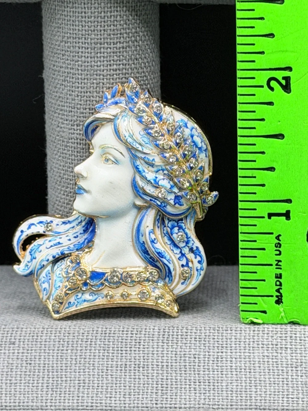 Virgo Goddess Zodiac Brooch